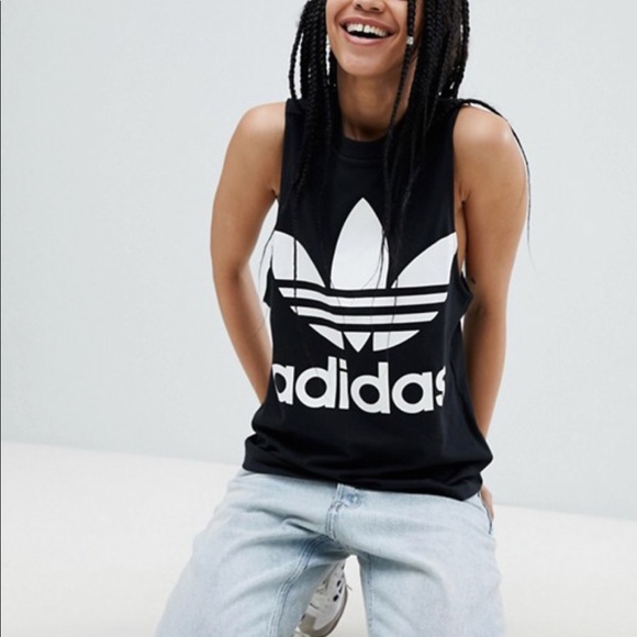 adidas originals trefoil tank top